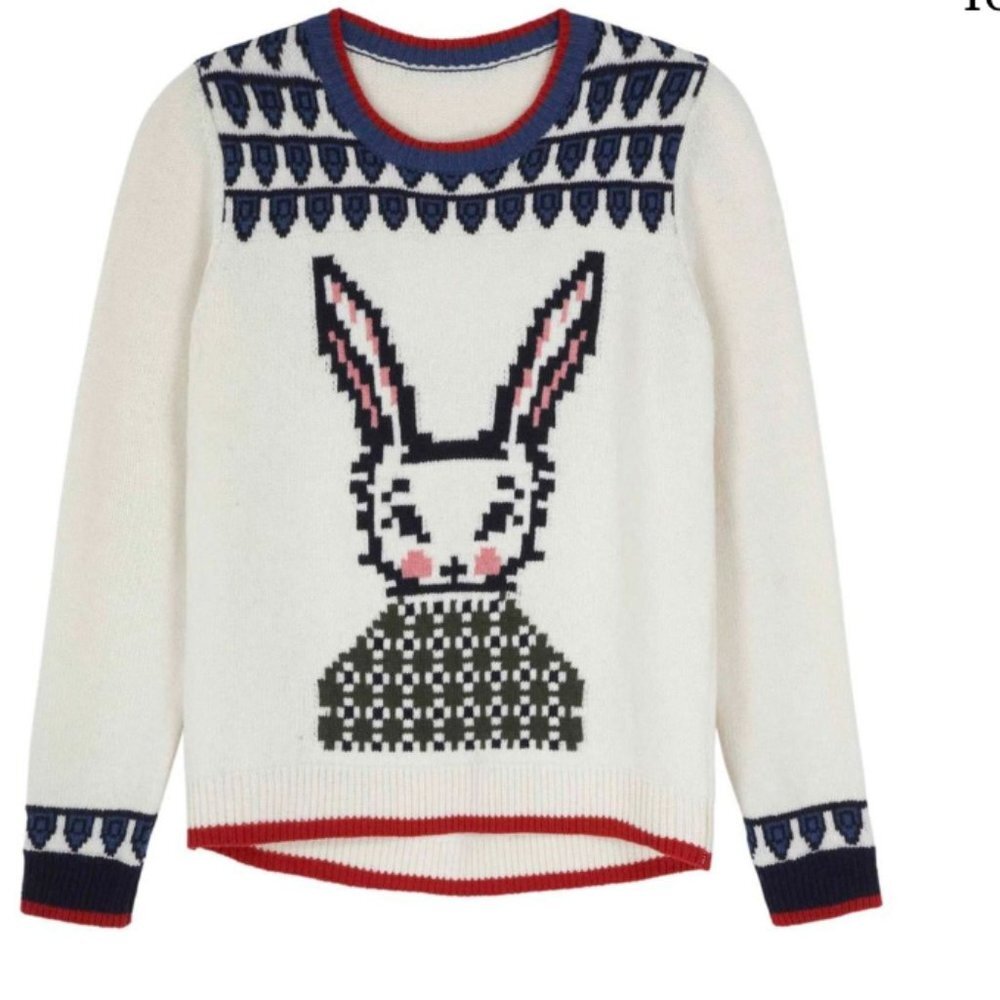 Topshop Wool School Jumper Sweater Easter